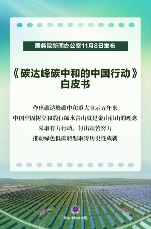 《碳达峰碳中和的中国行动》白皮书（全文）-熵减岛