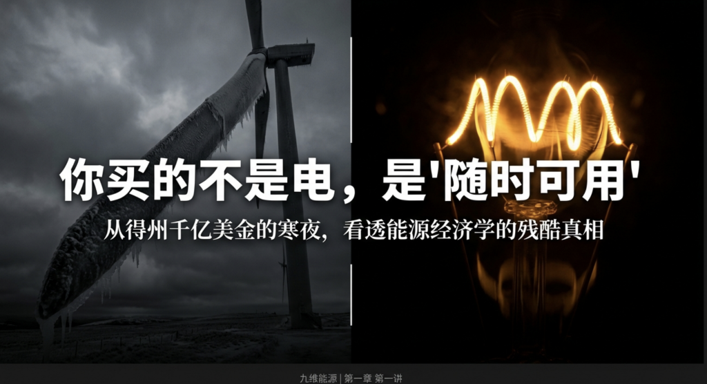 9题闯关 | 第一章 第一讲 你买的不是电，是“随时可用”（图集+习题）-熵减岛