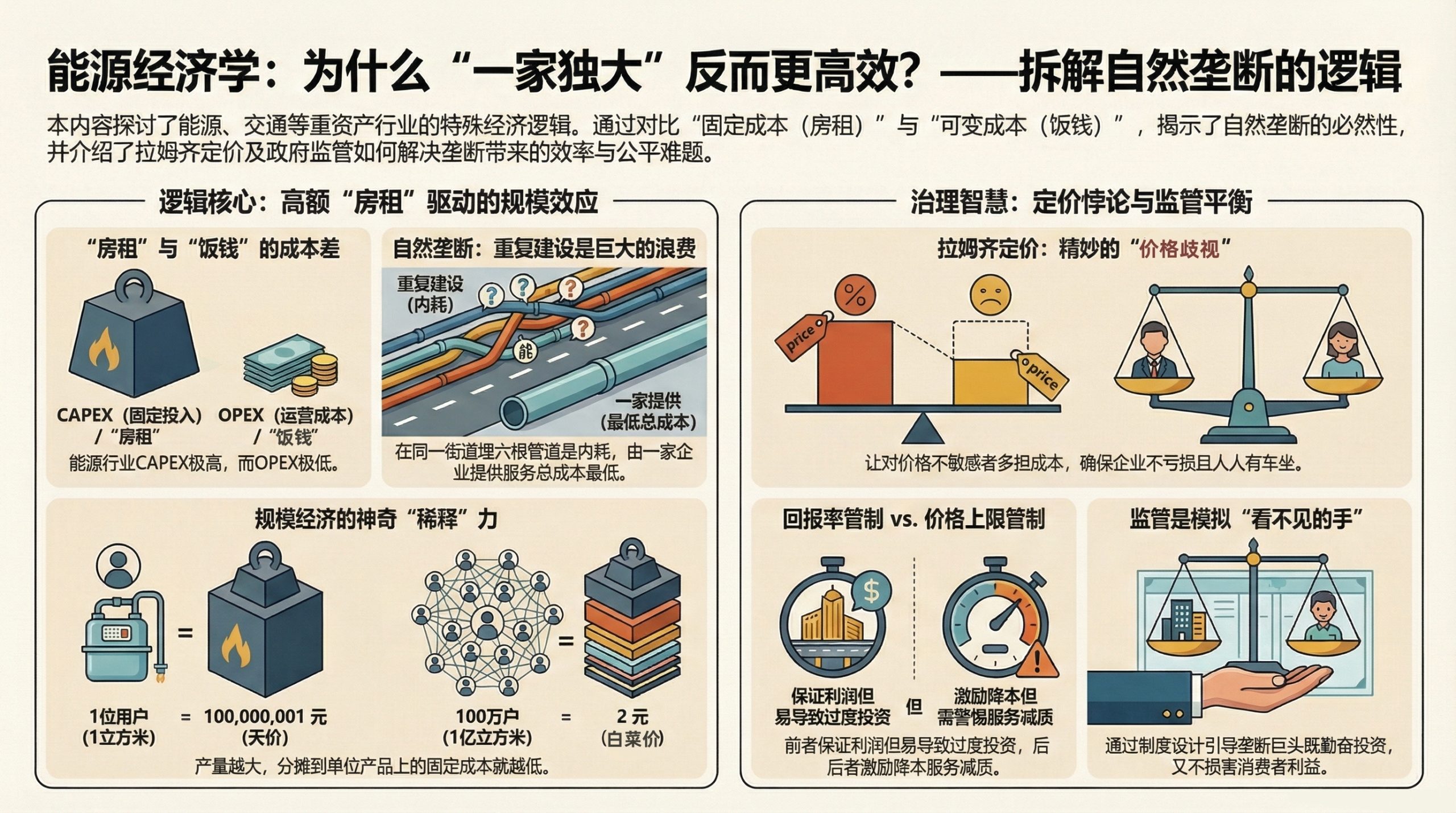 9题闯关| 第一章第三讲 能源不一定是垄断，但是一定需要垄断（图集+习题）-熵减岛